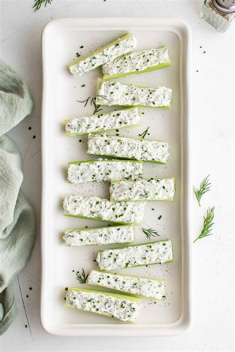 Celery Sticks & Lite Cream Cheese-lg - calories, carbs, nutrition