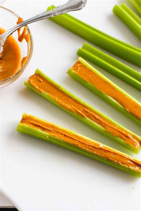 Celery Sticks with Peanut Butter-sm - calories, carbs, nutrition