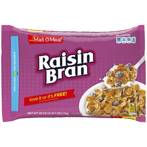 Cereal Raisin Bran Bulk - calories, carbs, nutrition