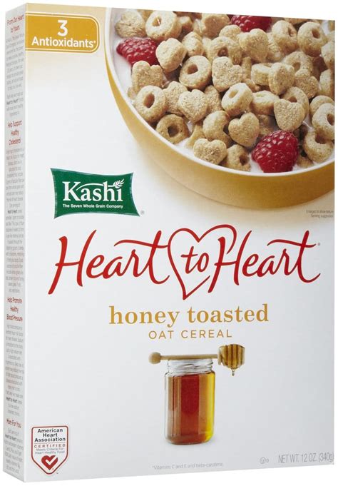 Cereals ready-to-eat, KASHI HEART TO HEART, Honey Toasted Oat - calories, carbs, nutrition