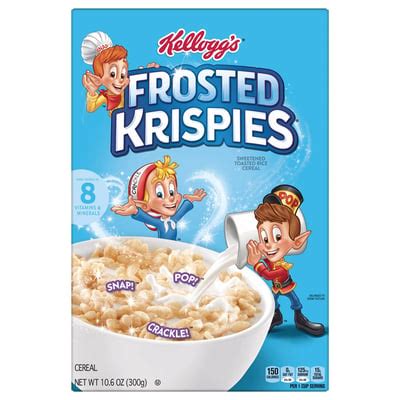 Cereals ready-to-eat, KELLOGG, KELLOGG'S FROSTED RICE KRISPIES - calories, carbs, nutrition