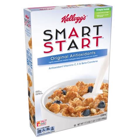 Cereals ready-to-eat, KELLOGG, KELLOGG'S SMART START Strong Heart Antioxidants Cereal - calories, carbs, nutrition