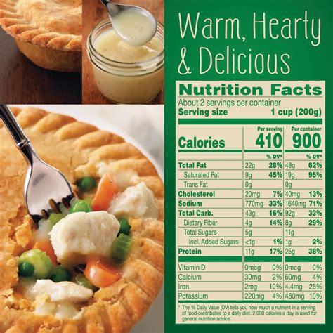 Cerner Kids Chicken Pot Pie - calories, carbs, nutrition