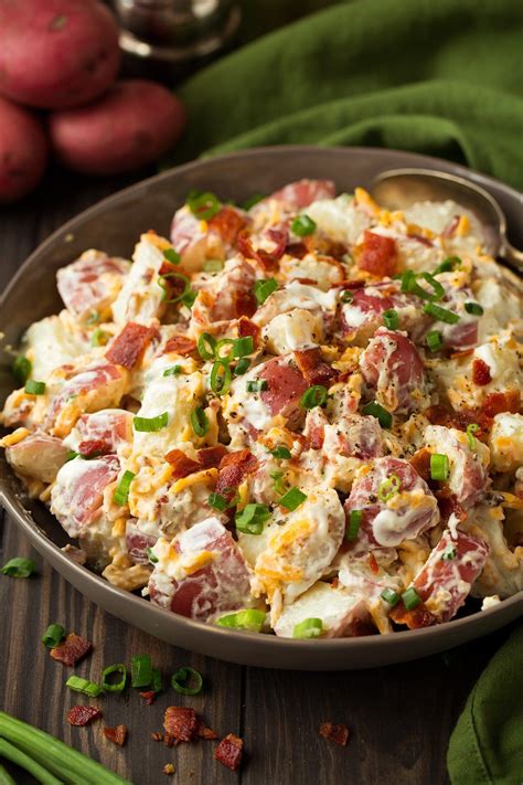 Cheddar Bacon Ranch Potato Salad - calories, carbs, nutrition