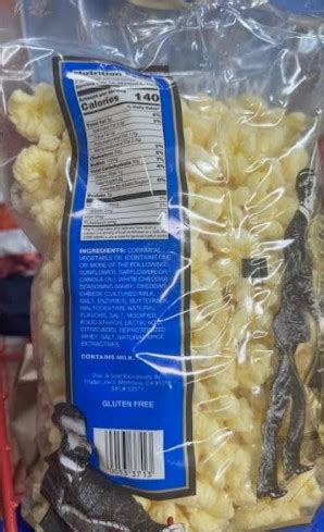 Cheddar Corn Puffs - calories, carbs, nutrition