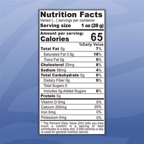 Cheese, cream - calories, carbs, nutrition