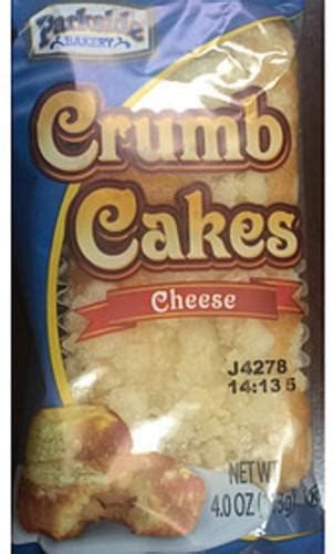 Cheese Crumb Cake - calories, carbs, nutrition