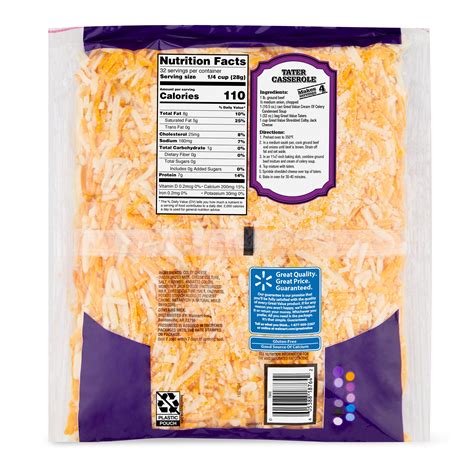 Cheese Monterey Jack Shredded 3 oz - calories, carbs, nutrition