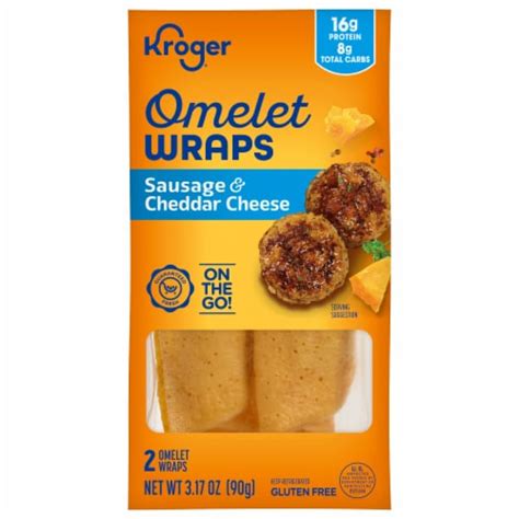 Cheese Omelet Wrap - calories, carbs, nutrition