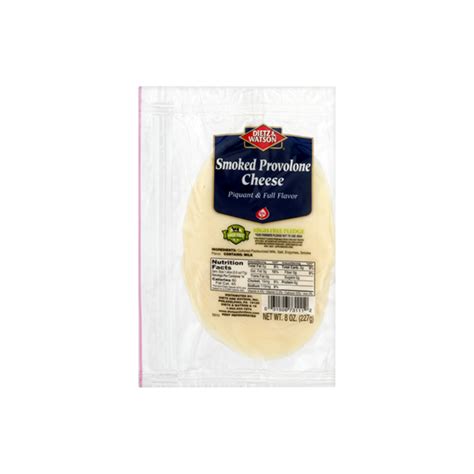Cheese Provolone Presliced 1 oz - calories, carbs, nutrition