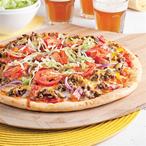 Cheeseburger Pizza - FOD - calories, carbs, nutrition