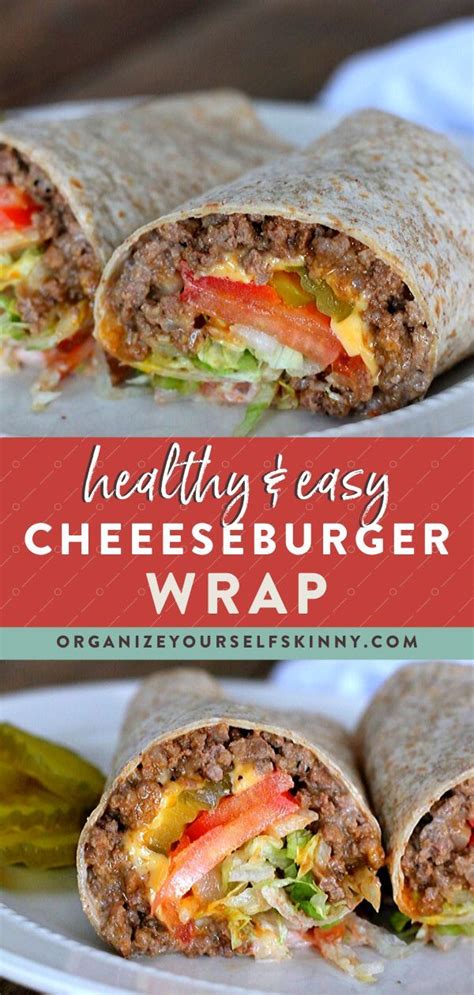 Cheeseburger Wrap - calories, carbs, nutrition