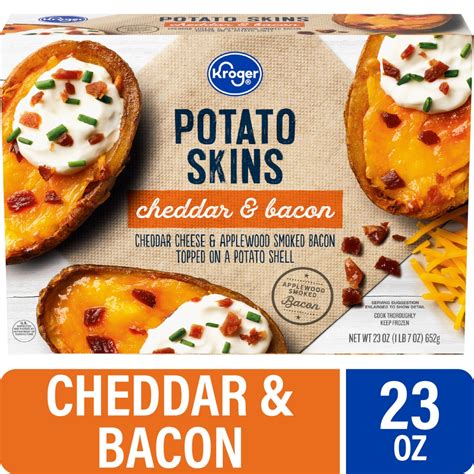 Cheesy bacon potato skins - calories, carbs, nutrition