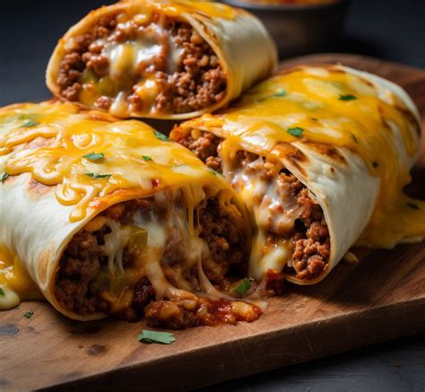 Cheesy Burrito - calories, carbs, nutrition