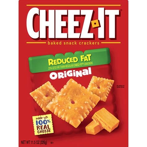 Cheez-It Reduced Fat Crackers - calories, carbs, nutrition