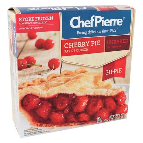 Chef Pierre Cherry Hi Pie, RTB - calories, carbs, nutrition