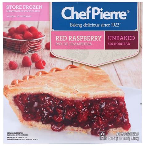 Chef Pierre Red Raspberry Pie, RTB - calories, carbs, nutrition