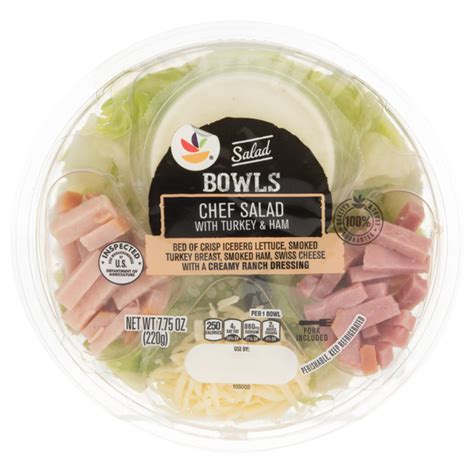 Chef's Salad 6 oz - calories, carbs, nutrition