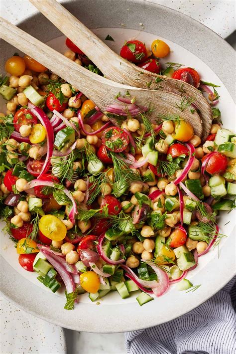 Chermoula Tomato Chickpea Salad - calories, carbs, nutrition