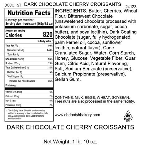 Cherry Dark Chocolate - calories, carbs, nutrition