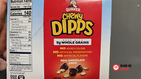 Chewy Dips Chocolate Chip - calories, carbs, nutrition