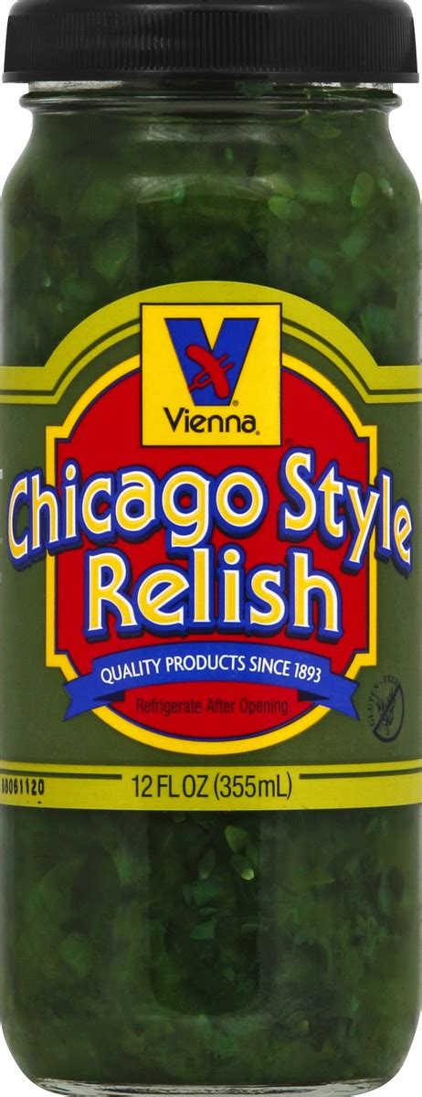 Chicago Relish - calories, carbs, nutrition