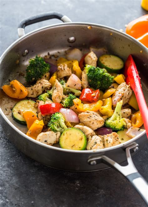 Chicken and Veggies - calories, carbs, nutrition