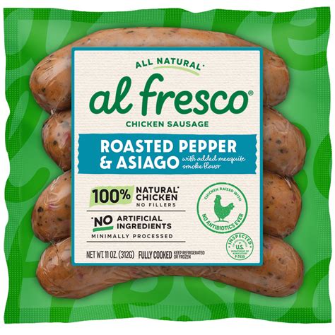 Chicken & Asiago Sausage - calories, carbs, nutrition