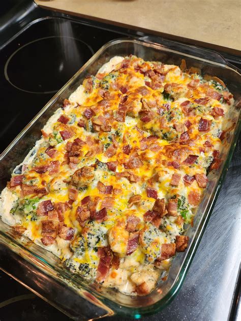 Chicken Bacon Ranch Casserole - calories, carbs, nutrition