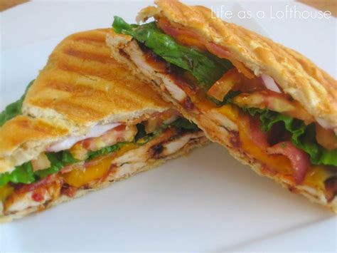 Chicken BBQ & Red Onion Panini - calories, carbs, nutrition