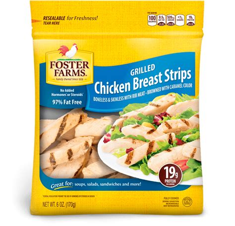 Chicken Breast Strips - Grilled - calories, carbs, nutrition