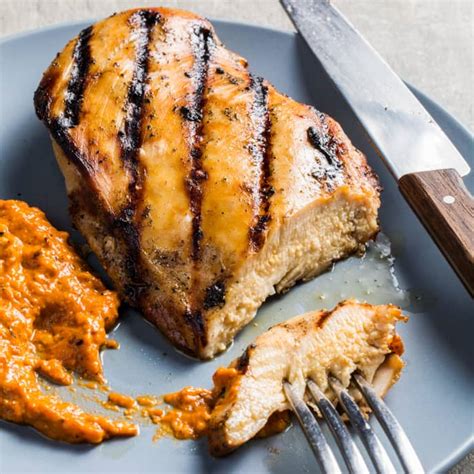 Chicken Breast with Red Pepper Sauce - calories, carbs, nutrition