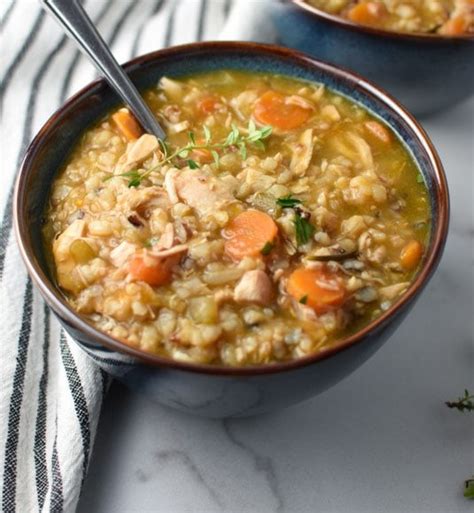 Chicken Brown Rice Soup - calories, carbs, nutrition