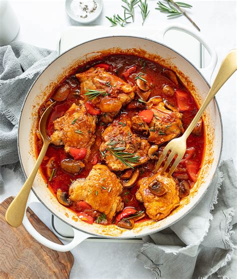 Chicken Cacciatora - Thigh - calories, carbs, nutrition