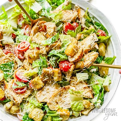 Chicken Caesar Salad Plate - calories, carbs, nutrition