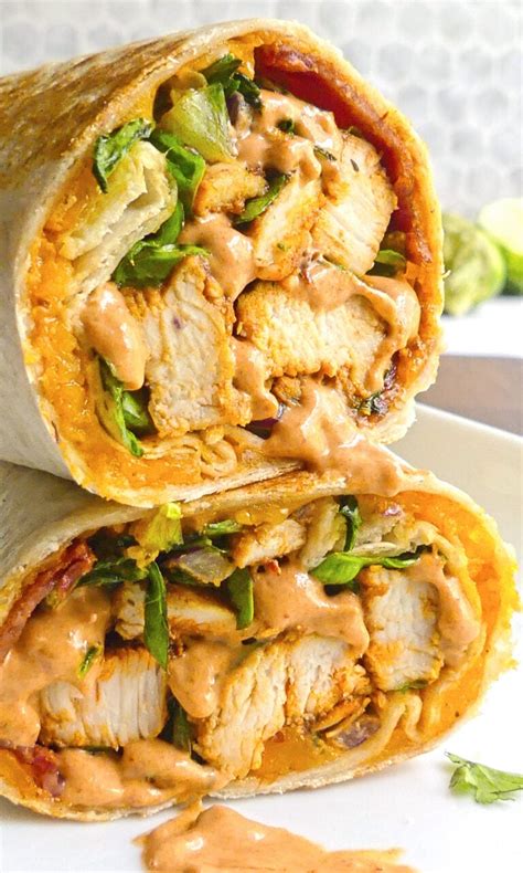 Chicken Chipotle Wrap on Tortilla - calories, carbs, nutrition