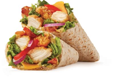 Chicken Club Wrap - calories, carbs, nutrition