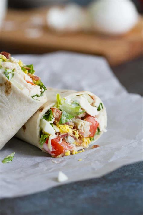 Chicken Cobb Wrap with Macaroni Salad - calories, carbs, nutrition