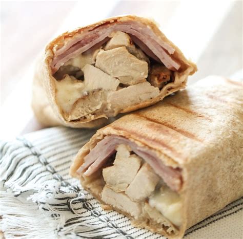 Chicken Cordon Bleu Wrap - calories, carbs, nutrition