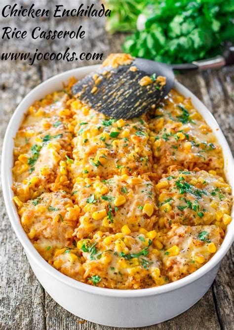 Chicken Enchilada Casserole with Spanish Rice and SautA?A©ed Vegetables - calories, carbs, nutrition