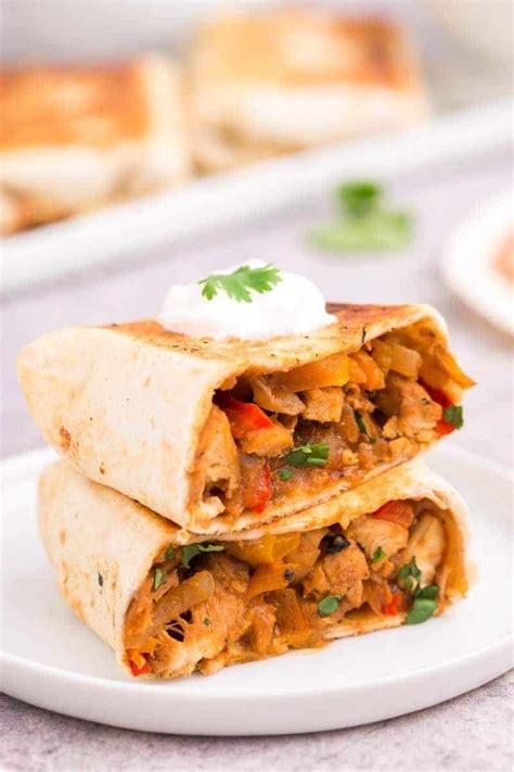 Chicken Fajita Wrap with Wedges - calories, carbs, nutrition