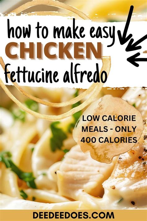 Chicken Fettucine - calories, carbs, nutrition