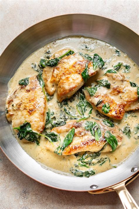 Chicken Florentine Style - calories, carbs, nutrition