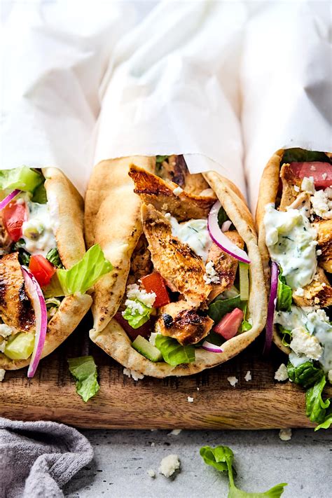 Chicken Gyros Wrap - calories, carbs, nutrition