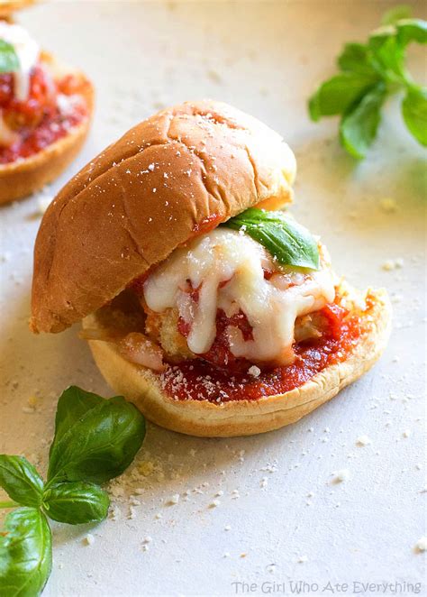 Chicken Meatball Parmesan Slider - calories, carbs, nutrition