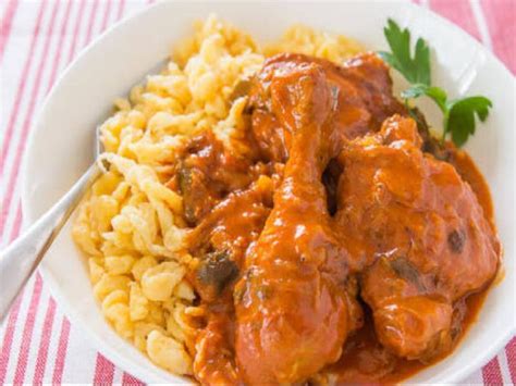 Chicken Paprikash, Pieorgies & Cabbage - calories, carbs, nutrition