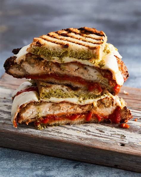 Chicken Parmesan Panini - calories, carbs, nutrition