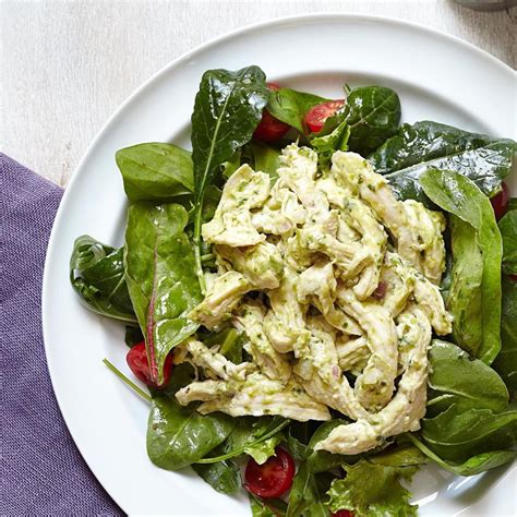 Chicken Pesto Salad - calories, carbs, nutrition