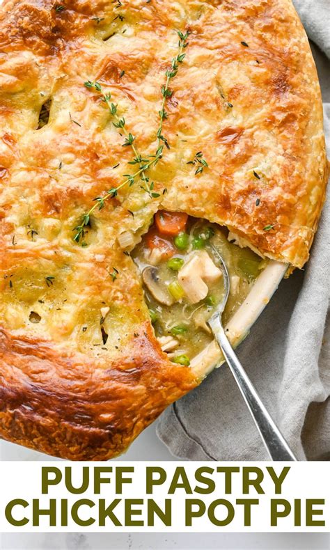 Chicken Pot Pie Puff Pastry FP SLC=4x6 - calories, carbs, nutrition