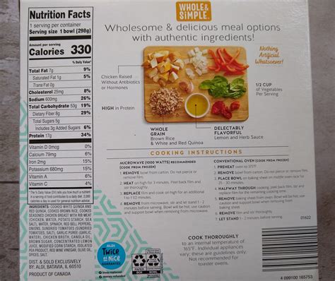 Chicken Quinoa Chili Bowl - calories, carbs, nutrition